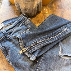 Textile Elizabeth & James Davis Zip Jean Sz 26